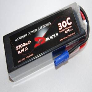 ManiaX hardcase 11.1V 5200mAh 30C car lipo battery