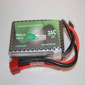 ManiaX 11.1V 1300mAh 25C Lipo Battery Pack