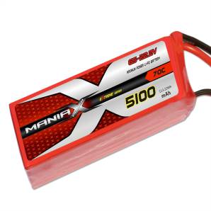 ManiaX 22.2V 5100mAh 70C Lipo Battery Pack