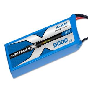ManiaX 22.2V 5000mAh 45C Lipo Battery Pack
